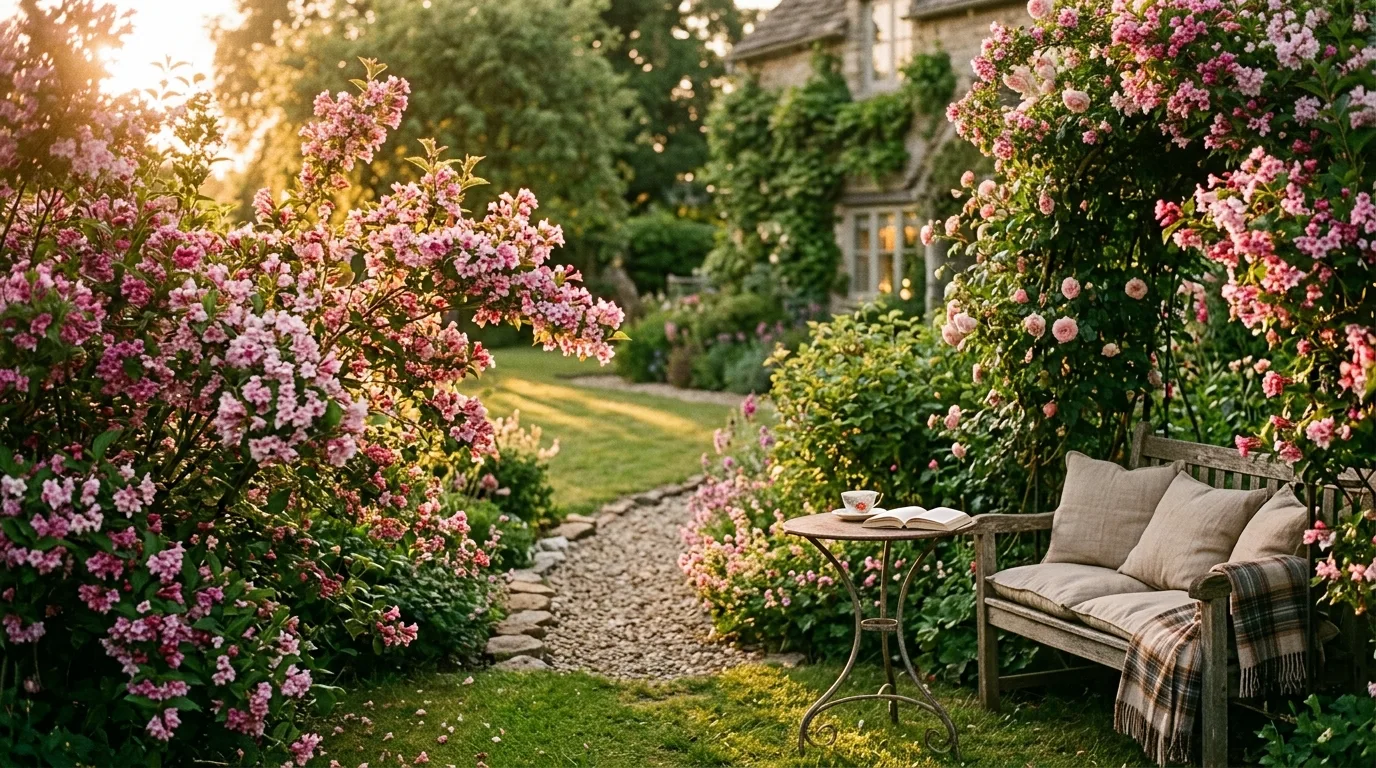 Shrub and Perennial Combination